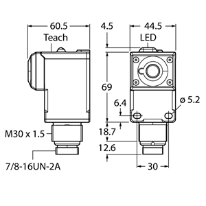 德国TURCK图尔克超声波传感器Q45UBB63DAQ
