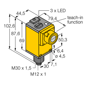 德国TURCK图尔克超声波传感器Q45UBB63BC