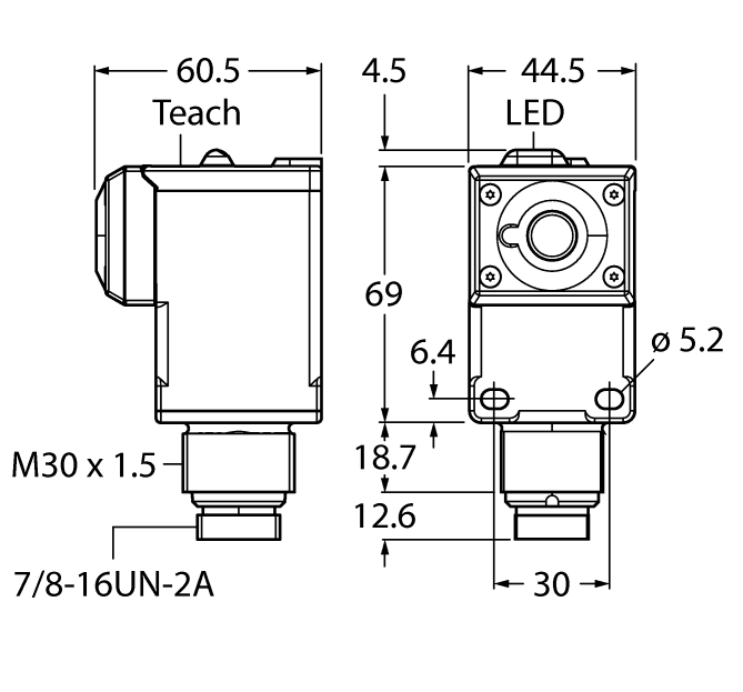 德国TURCK图尔克超声波传感器Q45ULIU64BCRQ