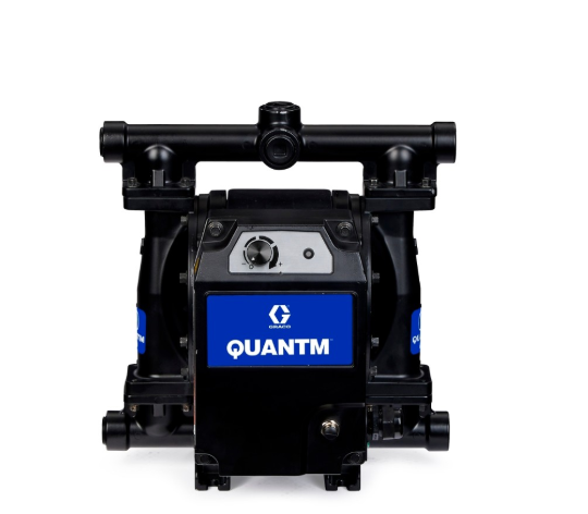 美国GRACO固瑞克 QUANTM i30、1 英寸 NPT、铝制电动隔膜泵、FluxCore 驱动器、240 VAC 1Φ、AL 中心体、PP 阀座、PT 阀球、PS 隔膜 TE30-0164
