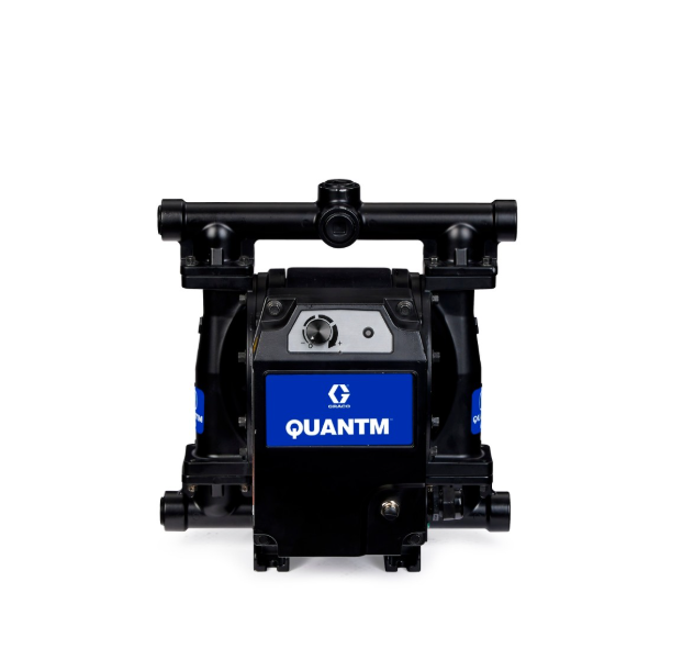 美国GRACO固瑞克 QUANTM i30、1 英寸 NPT、铝制电动隔膜泵、FluxCore 驱动器、240 VAC 1Φ、AL 中心体、SP 阀座、PT 阀球、SP 隔膜  TE30-0196