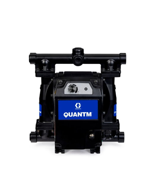 美国GRACO固瑞克 QUANTM i30、1 英寸 BSPT、铝制电动隔膜泵、FluxCore 驱动器、240 VAC 1Φ、AL 中心体、AL 阀座、SP 阀球、SP 隔膜 TE30-0201