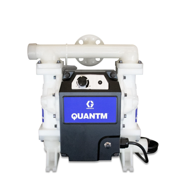 美国GRACO固瑞克 QUANTM i30、1 英寸法兰、聚丙烯电动隔膜泵、FluxCore 驱动器、240 VAC 1Φ、铝制中心体、SS 阀座、SS 阀球、PS 隔膜  TE30-0264