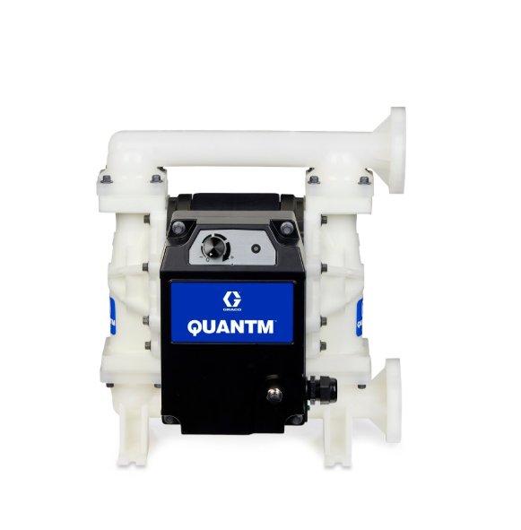 美国GRACO固瑞克 QUANTM i30、1 英寸法兰、聚丙烯电动隔膜泵、FluxCore 驱动器、240 VAC 1Φ、铝制中心体、PP 阀座、SP 阀球、SP 隔膜  TE30-0269