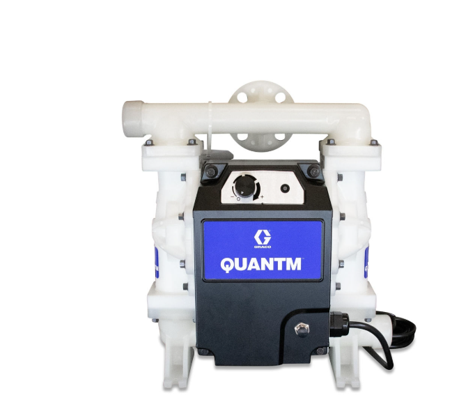 美国GRACO固瑞克 QUANTM i30、1 英寸法兰、聚丙烯电动隔膜泵、FluxCore 驱动器、240 VAC 1Φ、铝制中心体、SP 阀座、SP 阀球、SP 隔膜 TE30-0270