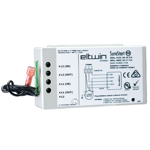 美国BRISKHEAT SS4A04-34SN 三相压缩机软启动器