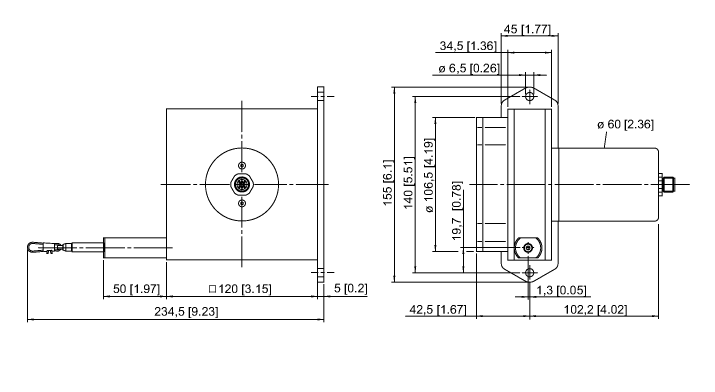 德国TURCK图尔克线性位置传感器DW1000-110-PA-H1441