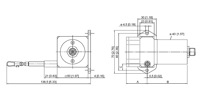 德国TURCK图尔克线性位置传感器DW500-70-PA-H1441