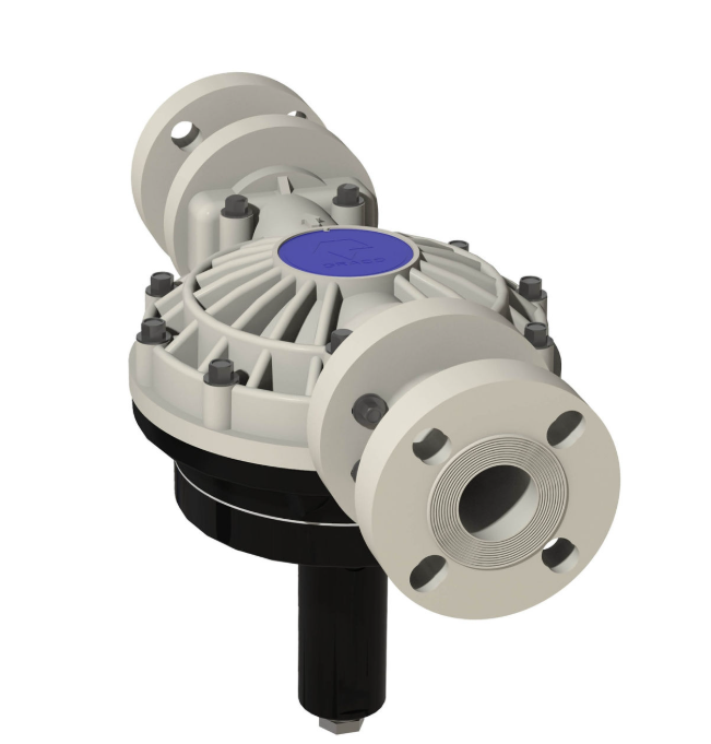 美国GRACO固瑞克 1.5 英寸（38.1 毫米）i 系列聚丙烯脉动阻尼器，带 PP 阀座和 PS 隔膜  26D886