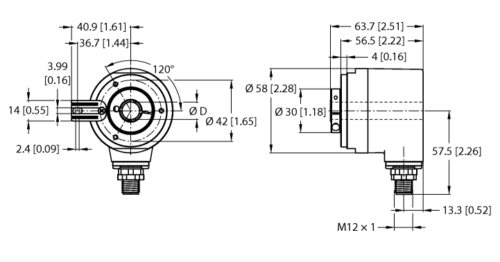 德国TURCK图尔克非接触式编码器REM-104H12T-5C13S12M-H1181