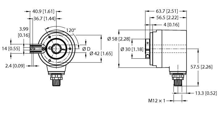 德国TURCK图尔克非接触式编码器REM-104H14T-3C13S12M-H1181