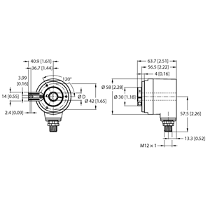 德国TURCK图尔克非接触式编码器REM-104H14T-3C13S12M-H1181