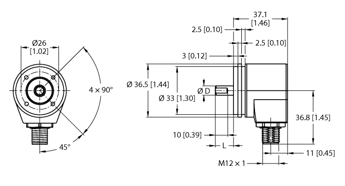 德国TURCK图尔克非接触式编码器REI-04QA0S-4A1024-H1181