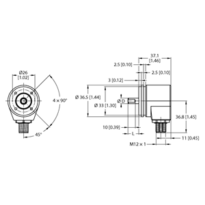 德国TURCK图尔克非接触式编码器REI-04QA0S-4A1024-H1181