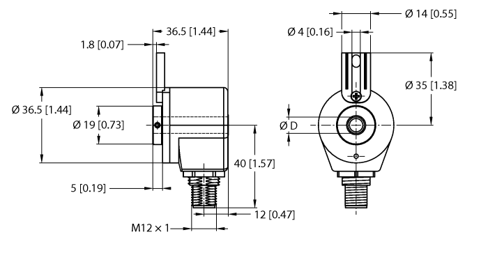 德国TURCK图尔克非接触式编码器REI-05IA0T-4A1024-H1181