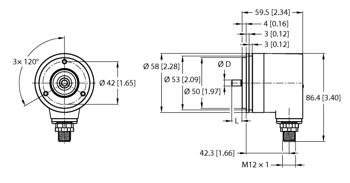 德国TURCK图尔克非接触式编码器REM-105S6S-9D32B-B1M12/N46