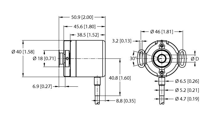 德国TURCK图尔克非接触式编码器REI-E-112I8E-2B2500-C