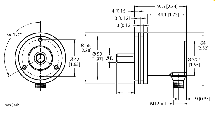 德国TURCK图尔克非接触式编码器REM-103S6S-5C13S12M-H1181