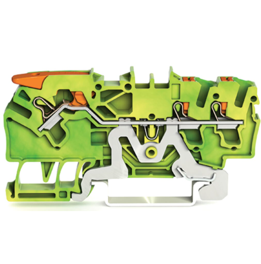 德国WAGO万可 2102-5307 接地接线端子 带杠杆和按钮