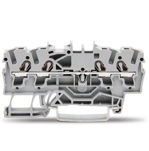 德国WAGO万可 2002-1401 馈通接线端子 导轨安装