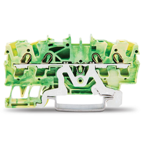 德国WAGO万可 2002-1407 接地接线端子 导轨安装