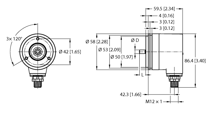 德国TURCK图尔克非接触式编码器REM-105S10S-9D32B-B1M12/N46
