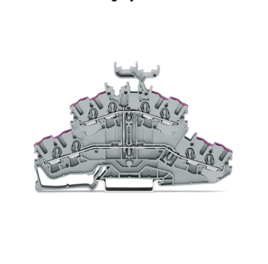 德国WAGO万可  2002-2438 双层接线端子