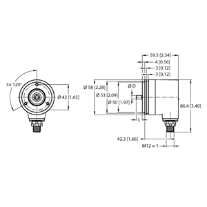德国TURCK图尔克非接触式编码器REM-105SA1S-9D32B-B1M12/N46