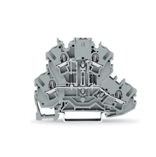 德国WAGO万可 2002-2213 双层双二极管接线端子