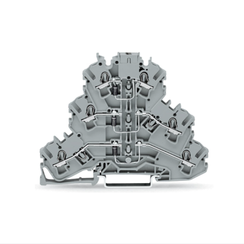 德国WAGO万可 2002-3212 三层二极管接线端子