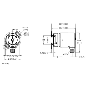 德国TURCK图尔克非接触式编码器RES-183B8E-3C13B-H1181