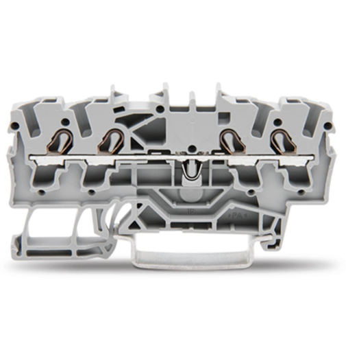 德国WAGO万可 2002-1401 4-导体直通接线端子