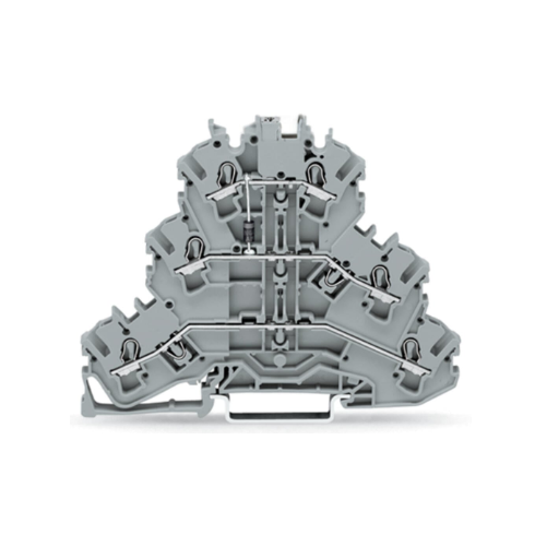 德国WAGO万可 2002-3211 三层二极管接线端子