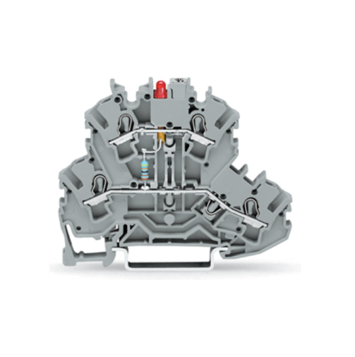 德国WAGO万可 2002-2221/1000-434 双层LED接线端子