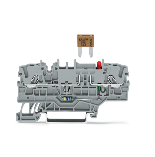 德国WAGO万可 2002-1981/1000-449 保险丝接线端子