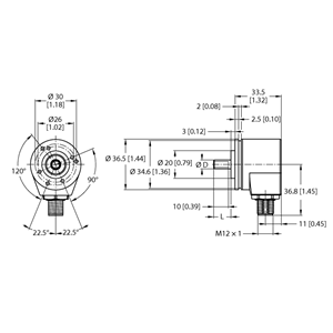 德国TURCK图尔克非接触式编码器REI-E-111TA0C-2B360-C