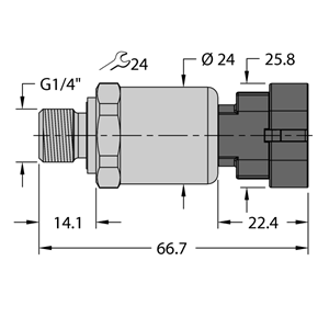 德国TURCK图尔克压力传感器PT010R-1104-I2-AMPS1.5