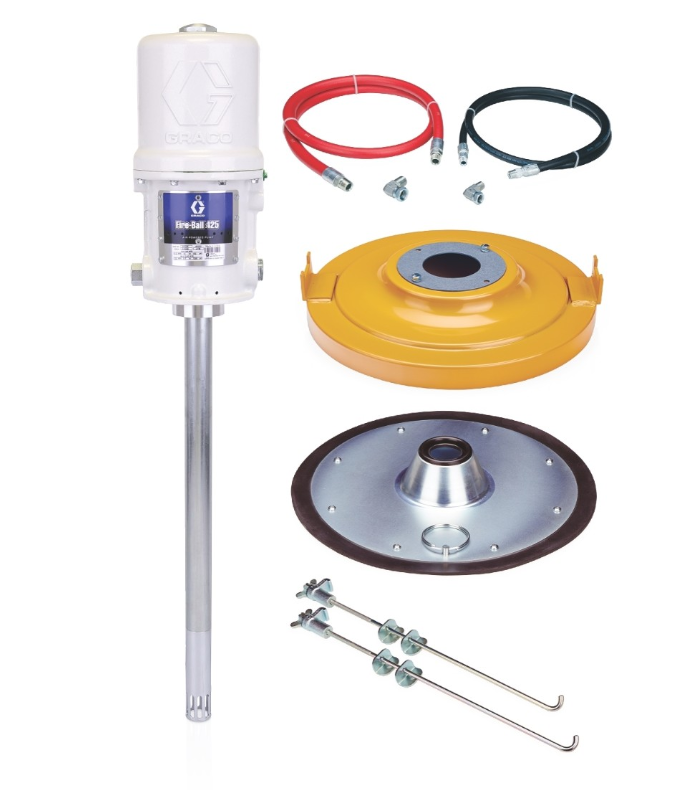 美国GRACO固瑞克  Fire-Ball® 425 系列 50:1 润滑脂泵 - 润滑油卡车套件 223107