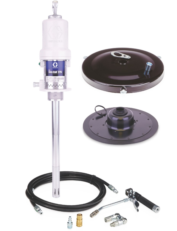 美国GRACO固瑞克 迷你 Fire-Ball® 225 50:1 润滑脂泵 - 便携式桶加注器套件  246910