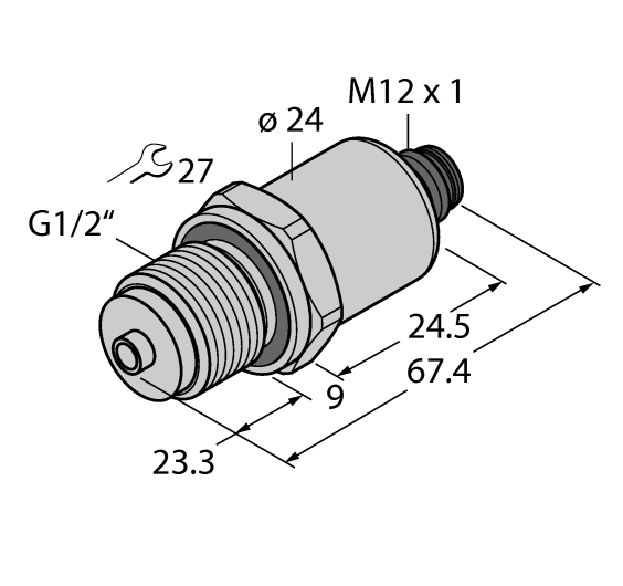 德国TURCK图尔克压力传感器PT40R-1008-U1-H1143/X
