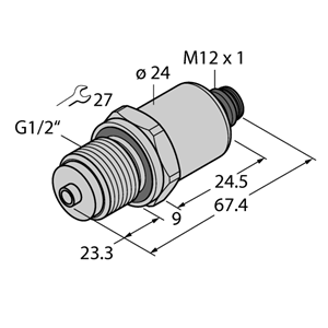 德国TURCK图尔克压力传感器PT40R-1008-U1-H1143/X