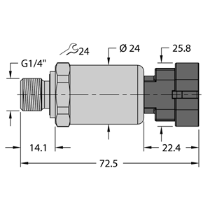 德国TURCK图尔克压力传感器PT600R-2104-U6-AMPS1.5
