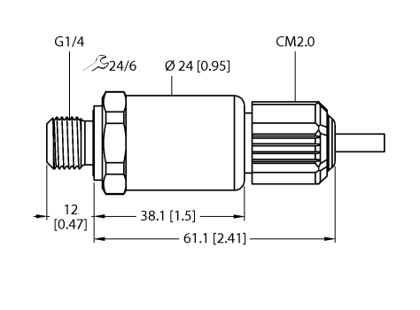 德国TURCK图尔克压力传感器PT60R-2004-I2-CM2.0/O