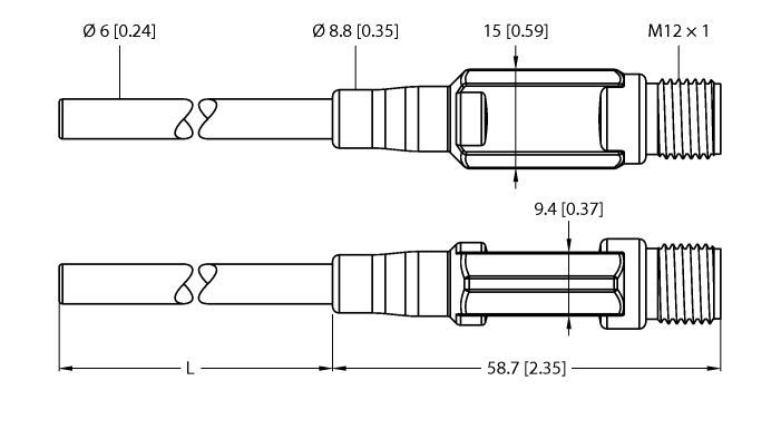 德国TURCK图尔克温度传感器TTM150C-206A-CF-LI6-H1140-L200