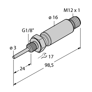 德国TURCK图尔克温度传感器TTMS-103A-G1/8-LIUPN-H1140-L024
