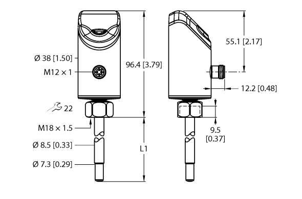 德国TURCK图尔克流量传感器FS101-300L-00-2UPN8-H1141