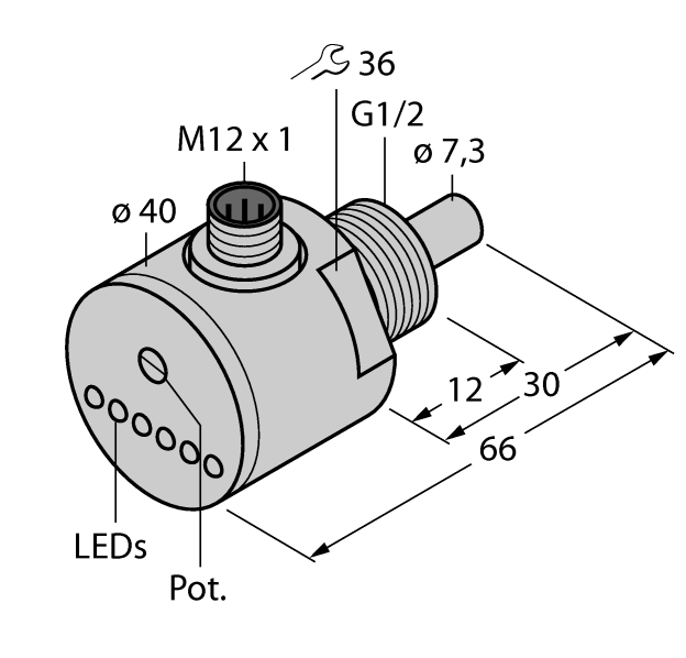 德国TURCK图尔克流量传感器FCS-G1/2A4-AN8X-H1141