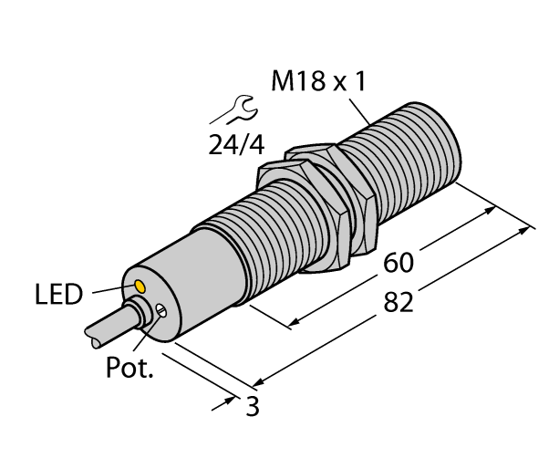 德国TURCK图尔克流量传感器FCS-M18-LIX