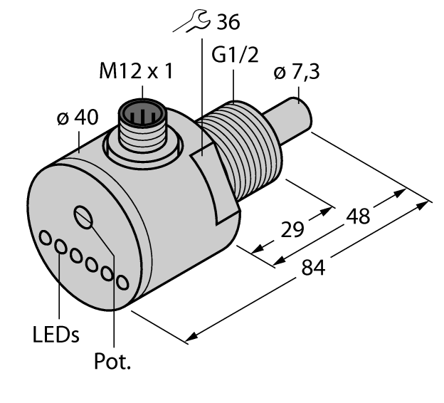 德国TURCK图尔克流量传感器FCS-GL1/2A4-AP8X-H1141