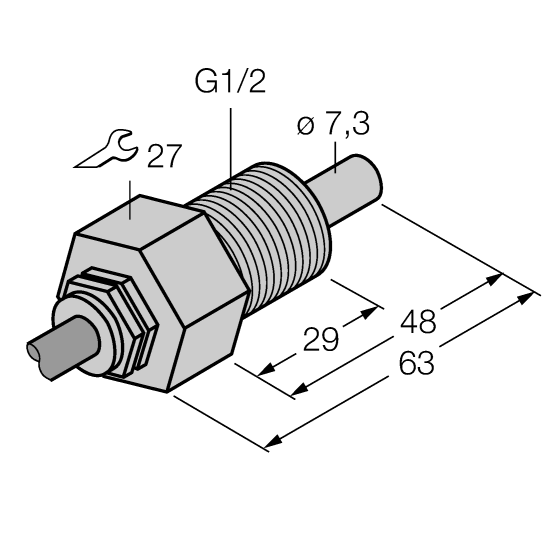 德国TURCK图尔克流量传感器FCS-GL1/2A4-NA